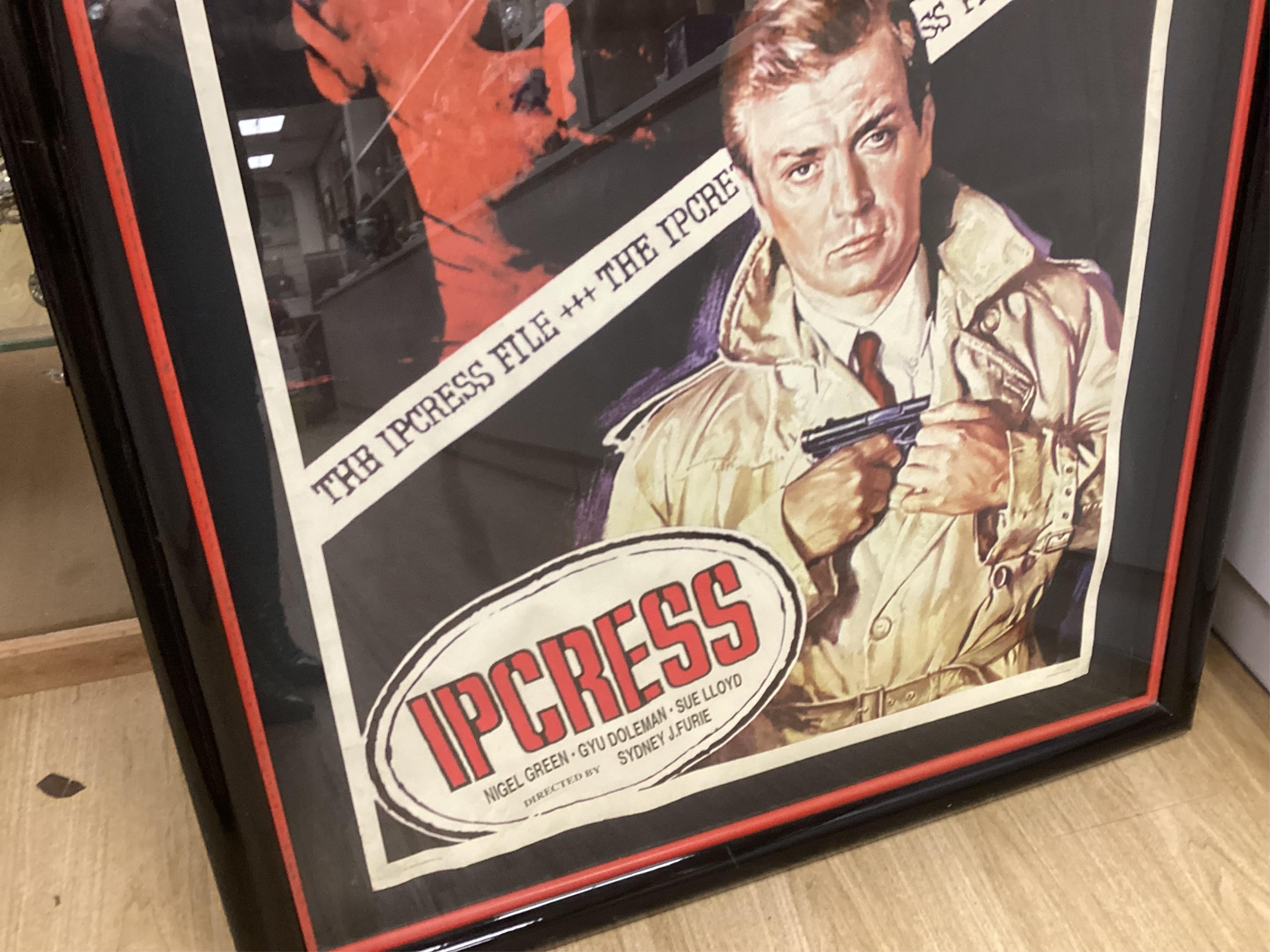 A Michael Caine poster - ‘The Ipcress File', 106cm x 80cm